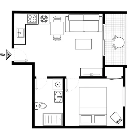شقة Cristianos - Sunset Cristian Playa - As De Casas لوس كريستيانوس